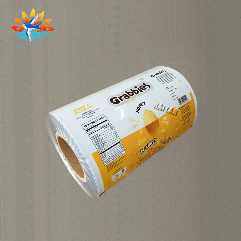 Matte or glossy finish food snack powder spice packaging film