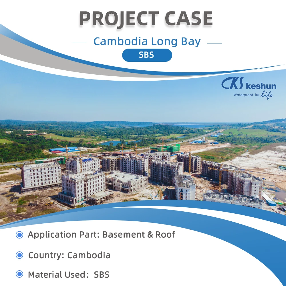 2mm 3mm 4mm heat cold weather resistant elastomeric sbs modified waterproofing bitumen membrane