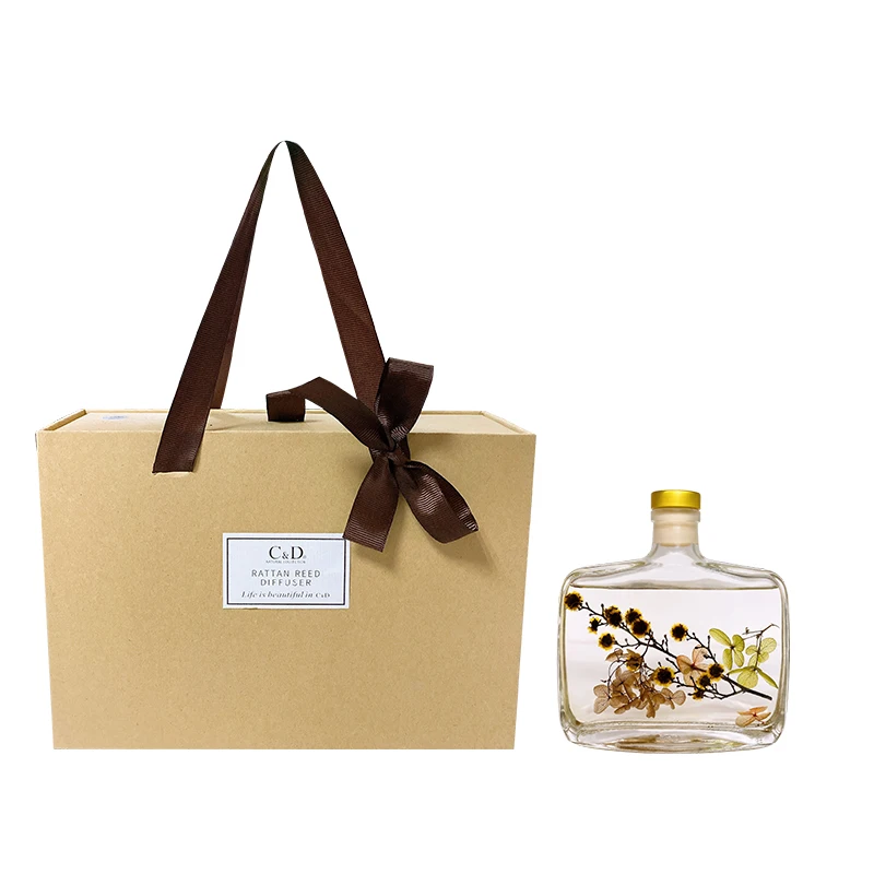 C&D 330ml home fragrance diffuser set natural fragrance decorative reed diffuser