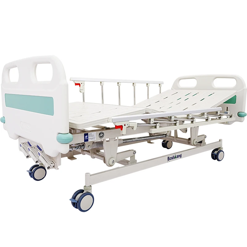 New Products CG-004 Cheap Medical 3 Cranks Manual Hospital Bed Used Prices Patient Furniture ISO13485 Onsite Training