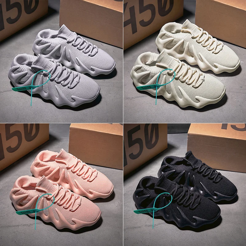 Оптовая продажа Новое поступление Брендовая обувь volcano yeezy 450 розовые кроссовки для