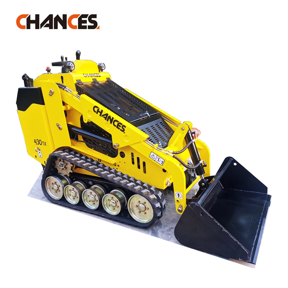 2024 Mini skid steer loader with Perkins diesel engine hydraulic servo joysticks control EPA Diesel power directly from factory