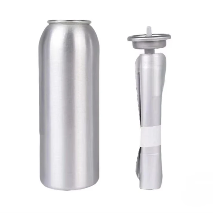 Customize BOV Valve  Aluminum Aerosol can and valve for olive oil spray