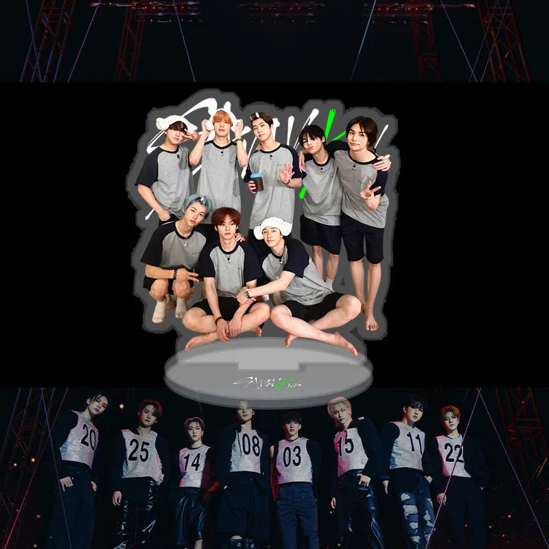 KPOP Stray Kids 5-STAR Acrylic Stand Figure Double Sides Desket Decoration Bangchan Changbin Felix Hyunjin Leeknow Han Fans Gift