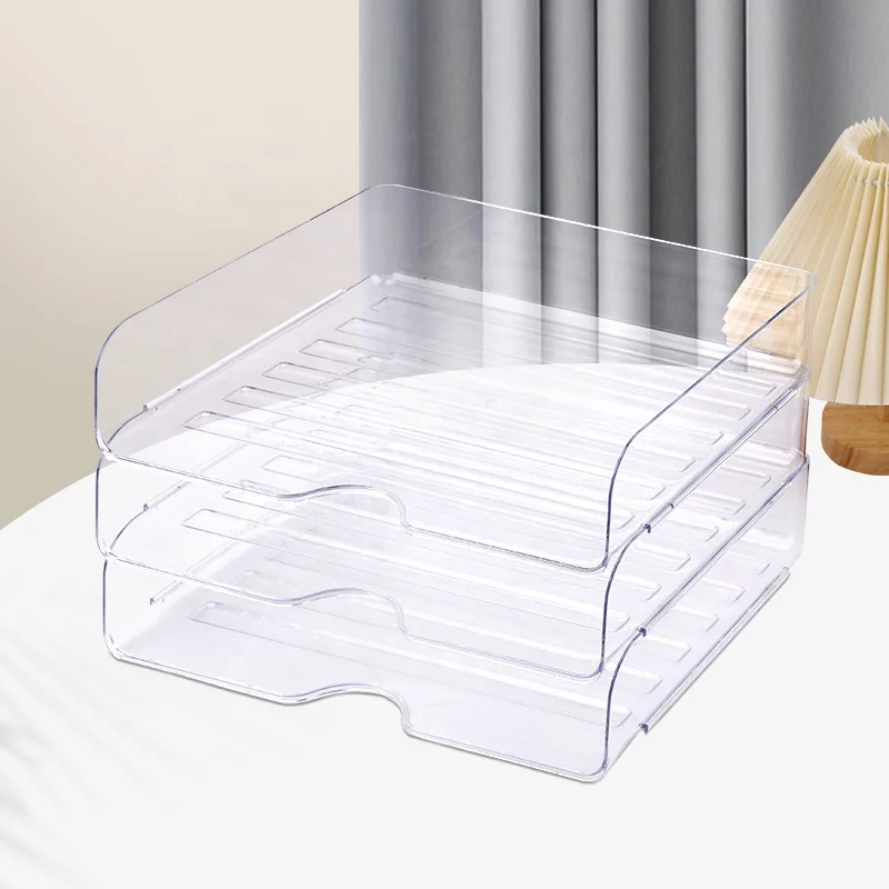 Прозрачный офисный Настольный Органайзер