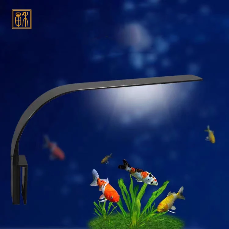 Zaohetian 6W 10W 15W  small fish tank led aquarium clip lamp blue white led aquarium light cheaper fish tank lamp