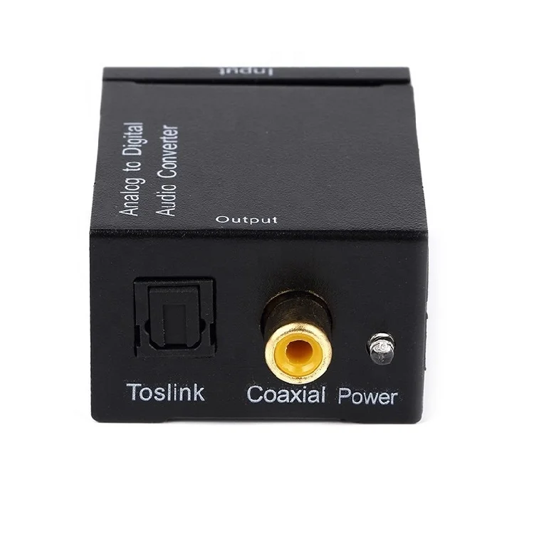 Digital To Analog Audio Converter Adapter Quality Mini Optical Fiber Coaxial Rca 3.5mm