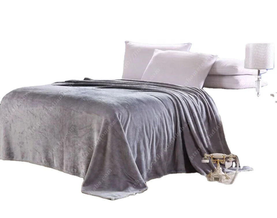 
Factory Custom OEM Super Soft 100% Polyester Sherpa Flannel Throw Coral Polar Fleece Blanket 