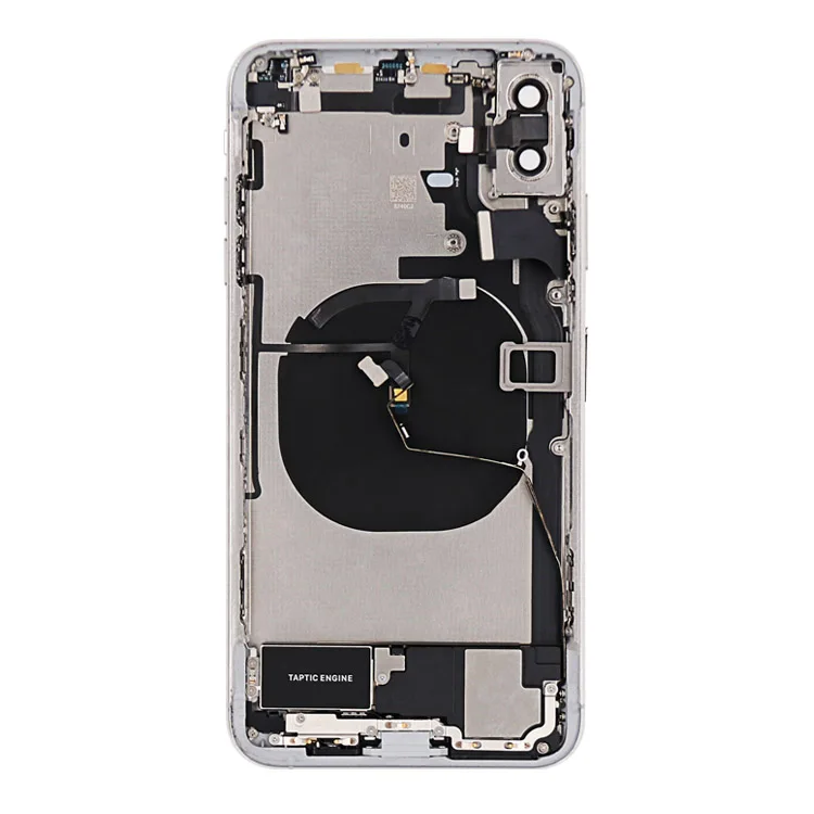 
HQ mobile phone battery cover for iphone X XR Xs max back housing assembly with flex cables 