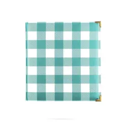 Папка-Обложка для документов с принтом в клетку