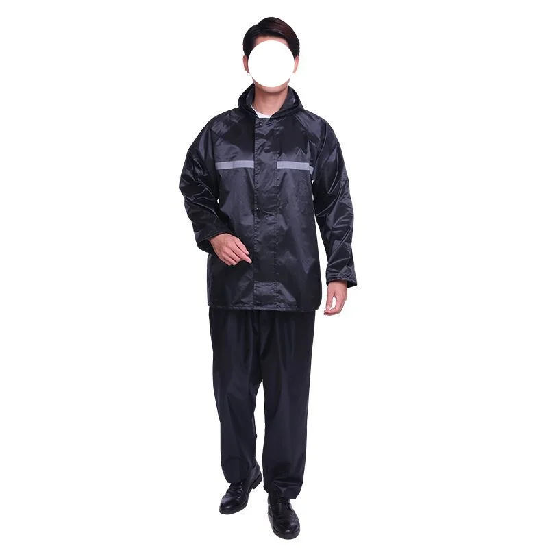 Wholesale Thickened Adult Split Reflective 2024 Raincoat Suit Men Women Construction Site Labor Protection Outdoor Raincoat Rain