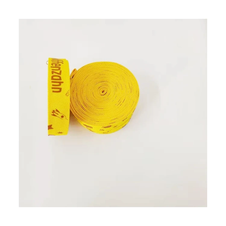 
Hot sale sustainable development 25mm printing silicone tubular webbing for special combination lock and clothing 