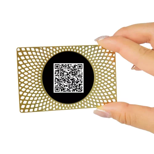 Manufacturer High Quality OEM NFC Metal Cards With QR code