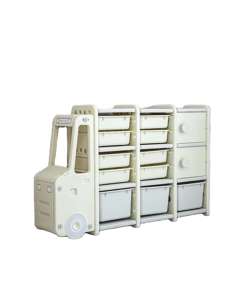 Multi-Functional Children Toy Shelf Car Storage Basket Car Shape Shelf Kids Rack Storage