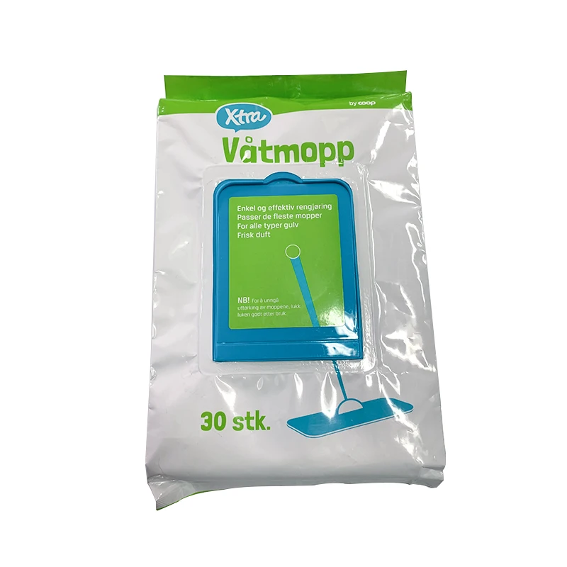 Disposable Non Woven Floor Mop Pads Replacement Cleaning Mop Pad Disposable Microfiber Mop Pad