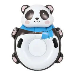 BSCI factory Cold resistant material Kids and adults in Winter outdoor game Inflatable Panda Snow Tube