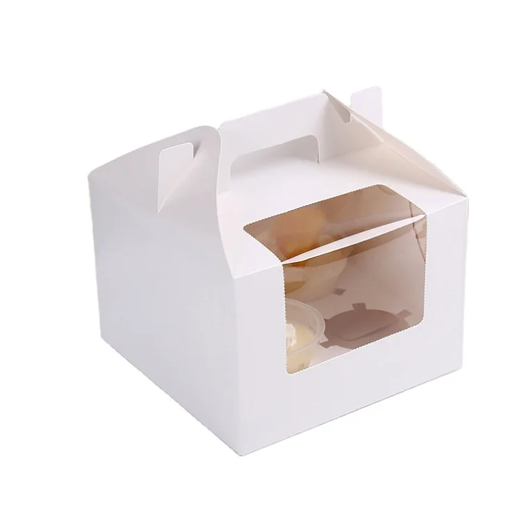 Бумажные ящики для маффинов коробки кексов контейнеры упаковки