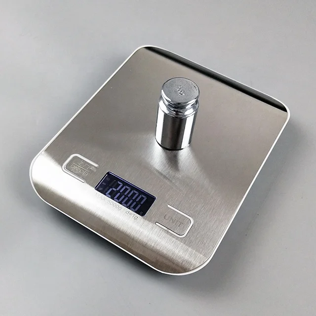 
Smart Food 5kg Digital Kitchen Scale, Electronic Weighing Scale Kitchen Digital Food 