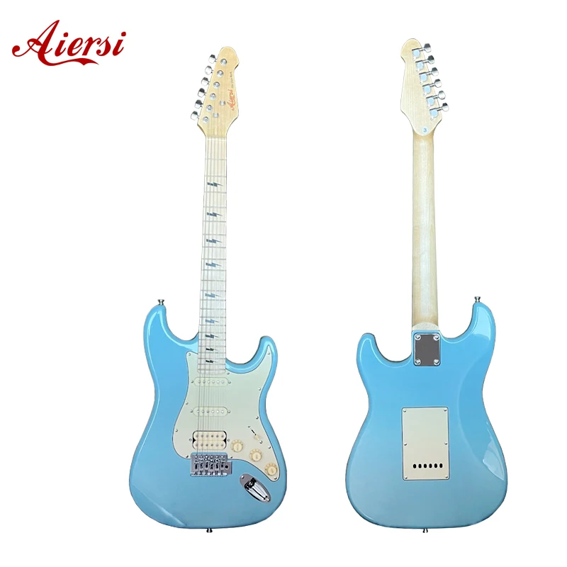 Aiersi factory wholesale price handmade new developed ST electric guitar