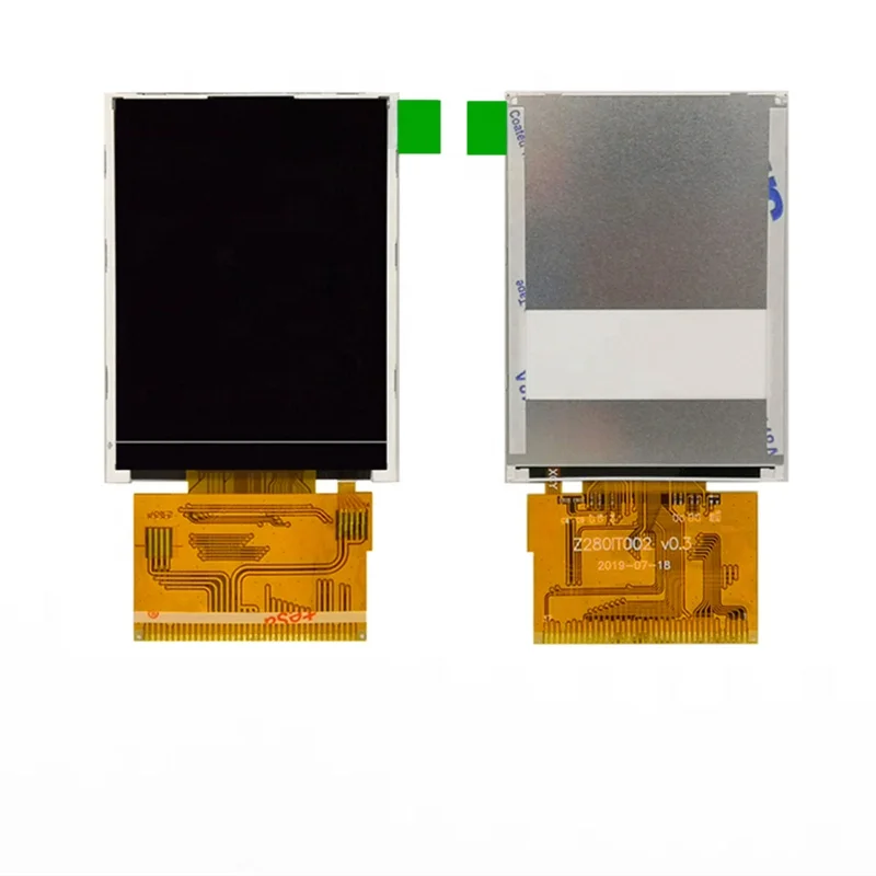2,8 дюймов ILI9341LCD Стандартный 37pin с емкостным сенсорным экраном 240*320 трансфлективный TFT LCD