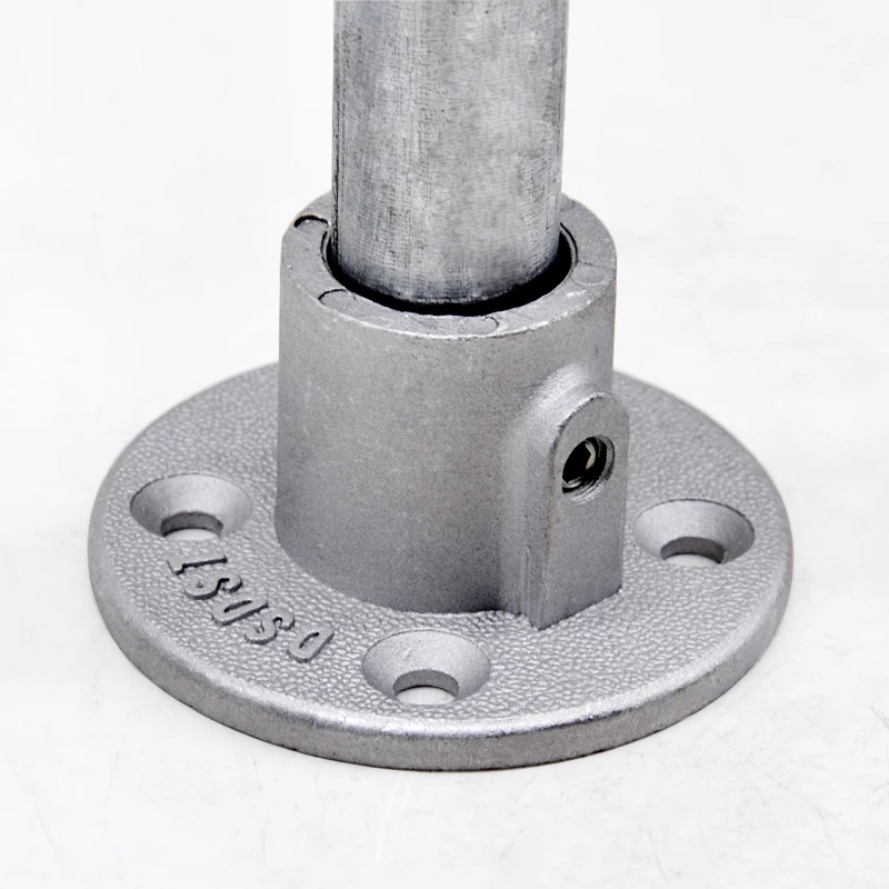 Metal tube fittings round silver chroming 90 degree elbow outer joint connector aluminium pipe joints