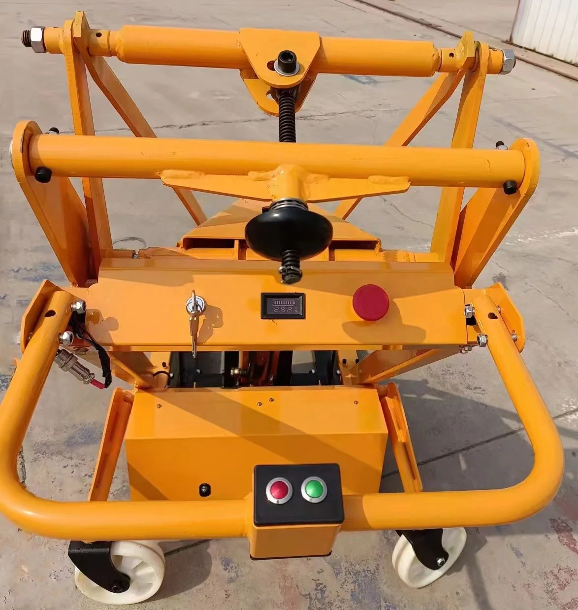 500kg 1.7m portable small electric forklift truck lithium battery 24v mini adjustable electric pallet fork lift