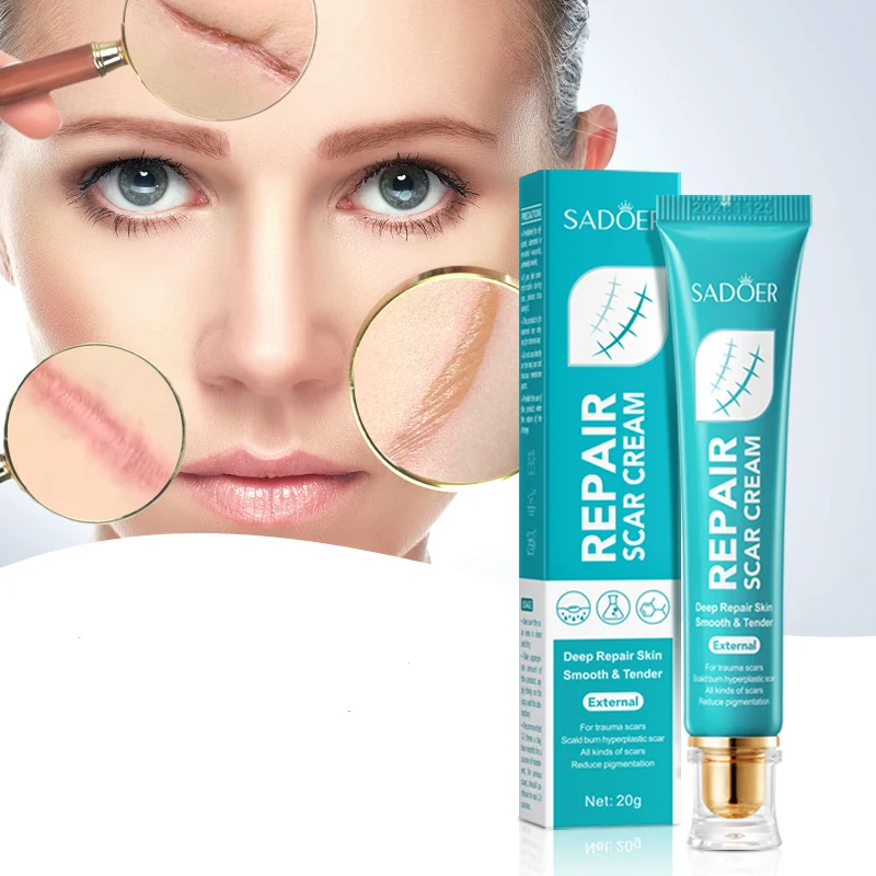 OEM wholesale SADOER  Scar Removal Cream natural herbs skin care products skin repair acne treatment