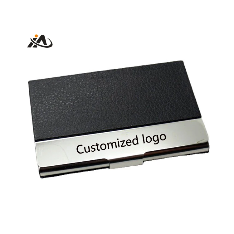 credit card nfc business bank card stainless steel case metal business card box Custom Logo