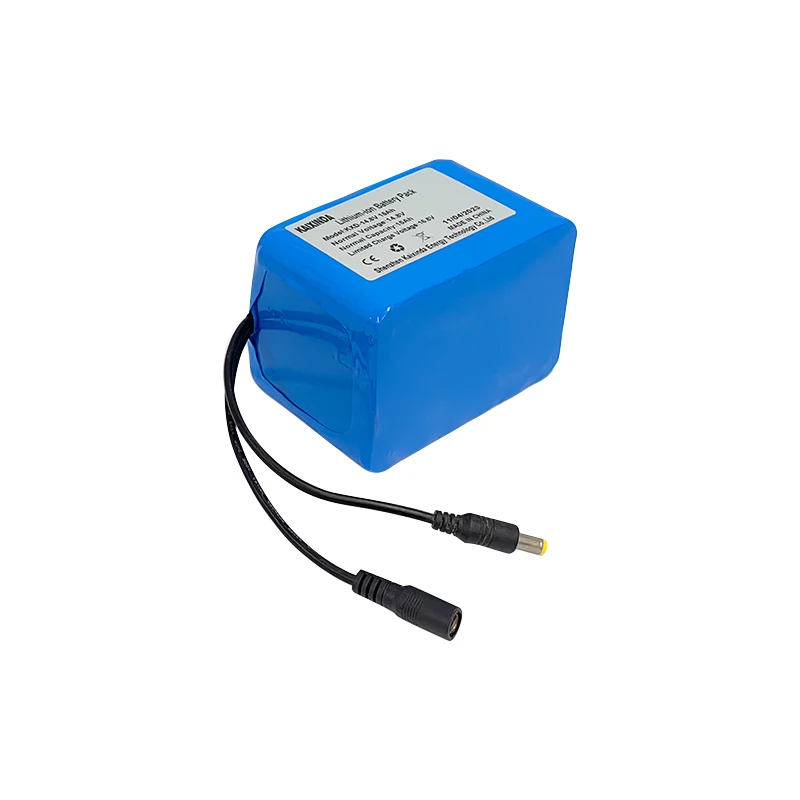 Rechargeable lithium ion battery 14.8v 15.6ah 15ah 13.2ah 18650 4s6p battery pack