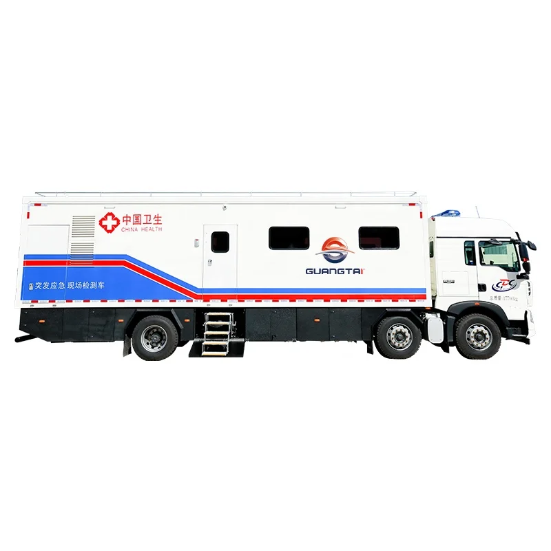Высокоинтеллектуальная Диагностика мобильного лабораторного транспортного средства, Сверхмощный мобильный лабораторный грузовик