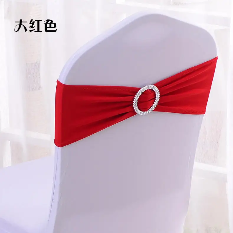 Spandex Sash Wedding Chair Band Stretch For Chair Covers Decoration