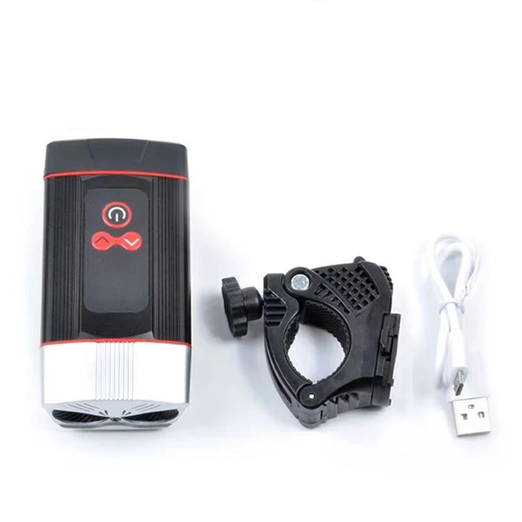 USB Rechargeable LED Bike Light Set Bicycle Front Lamp Headlight Ultralight Bicycle Light