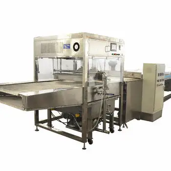 Gum Full Automatic Chocolate Coating Pan Machine Chocolate Enrobing Line for Making Chocolate