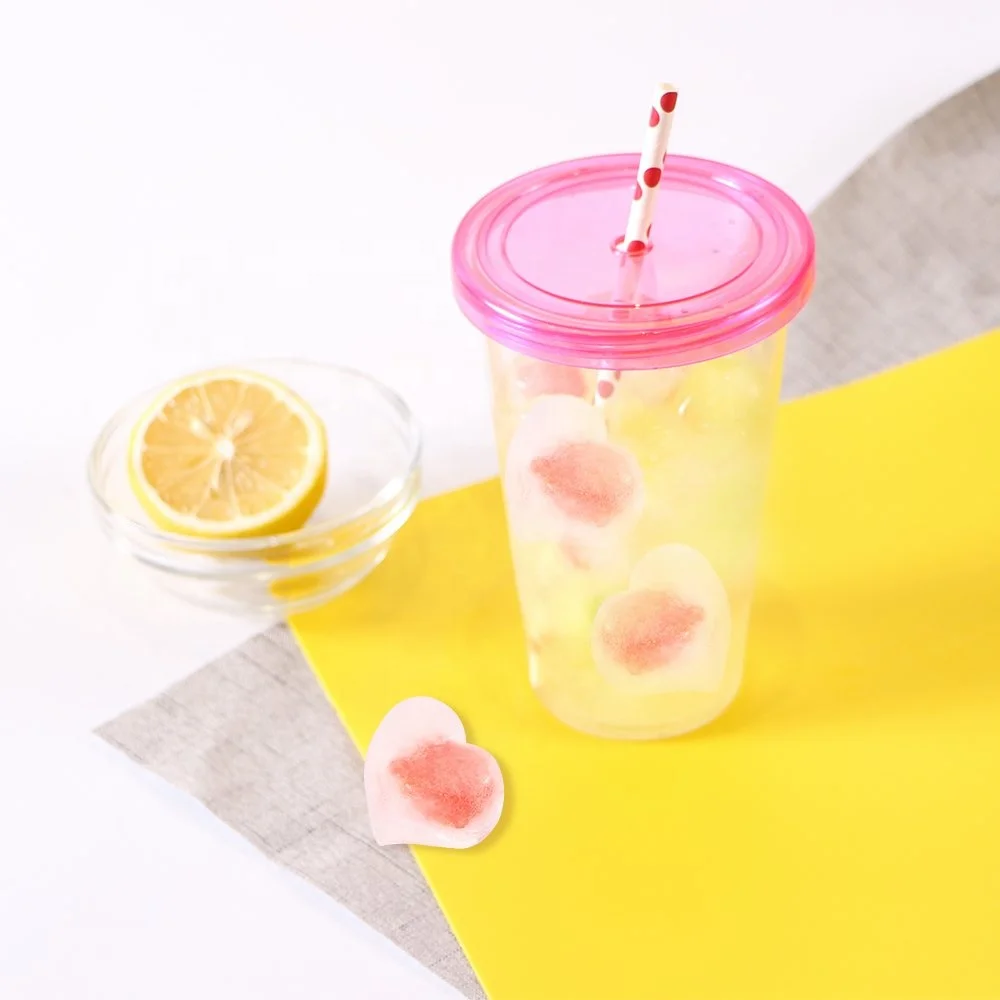 
Wholesale Silicone Baking Chocolate Mold Fancy Custom Heart Shaped Ice Cube Trays 