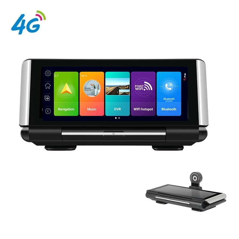Видеорегистратор автомобильный 7 дюймов IPS 4G GPS Wi-Fi ADAS Android 8 1 1080P