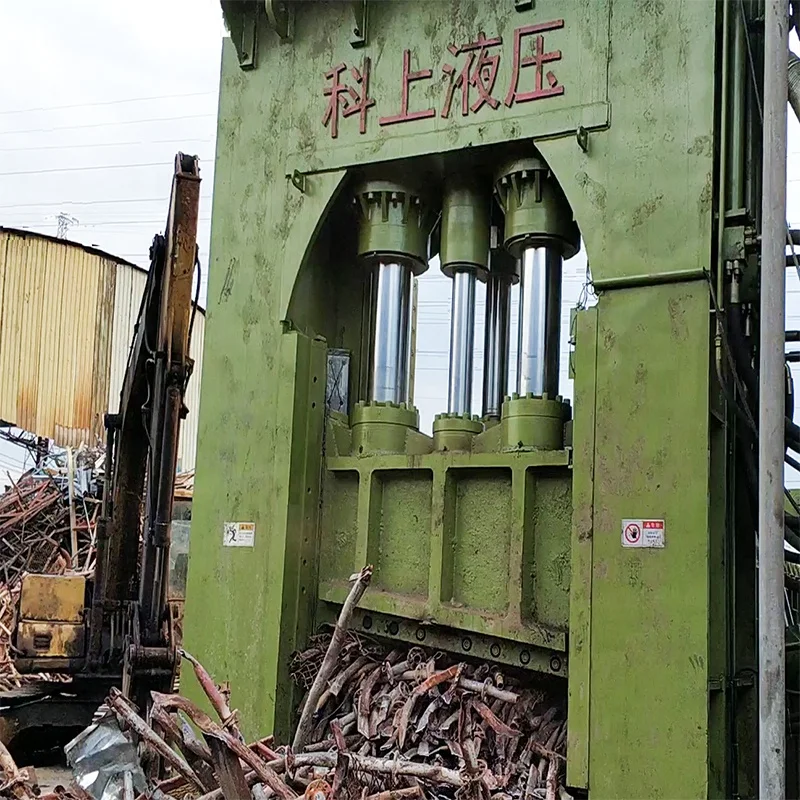 Keshang hydraulic scrap car catalytic converter shear machine 800T