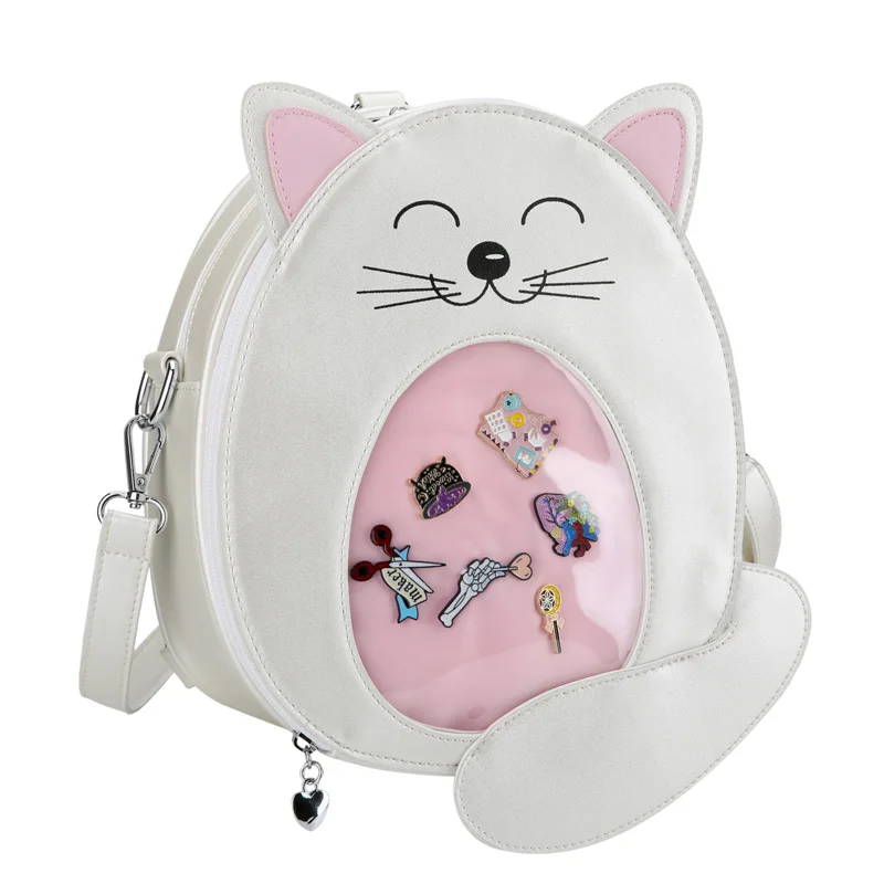 Custom Ita Bag Animal Shaped ITA Backpacks With Printing Convertible Crossbody Pin Display Bag
