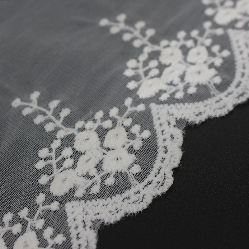 New French design wholesale ribbon mesh embroidery crochet lace trim for wedding dress accessories