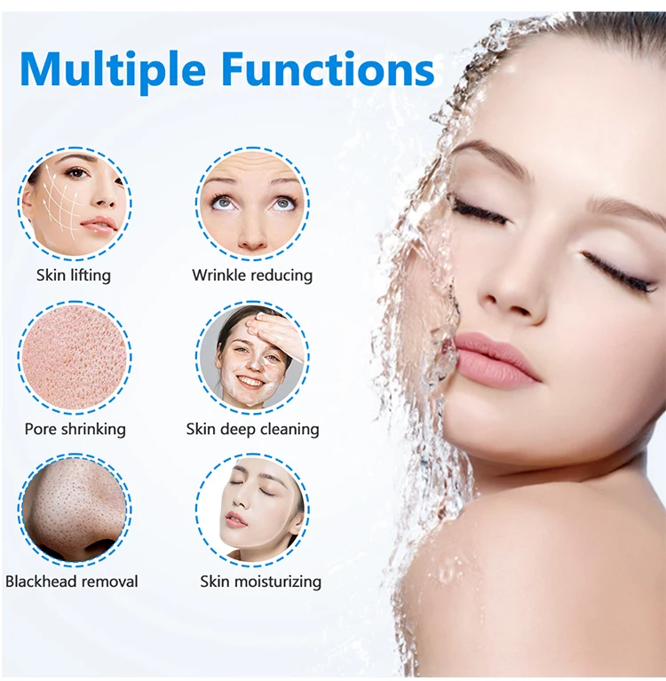 2022 New Arrivals Smart Ice Blue 7 In 1 Hydra Dermabrasion  Machine Aqua Peel Skin Care System Beauty Device