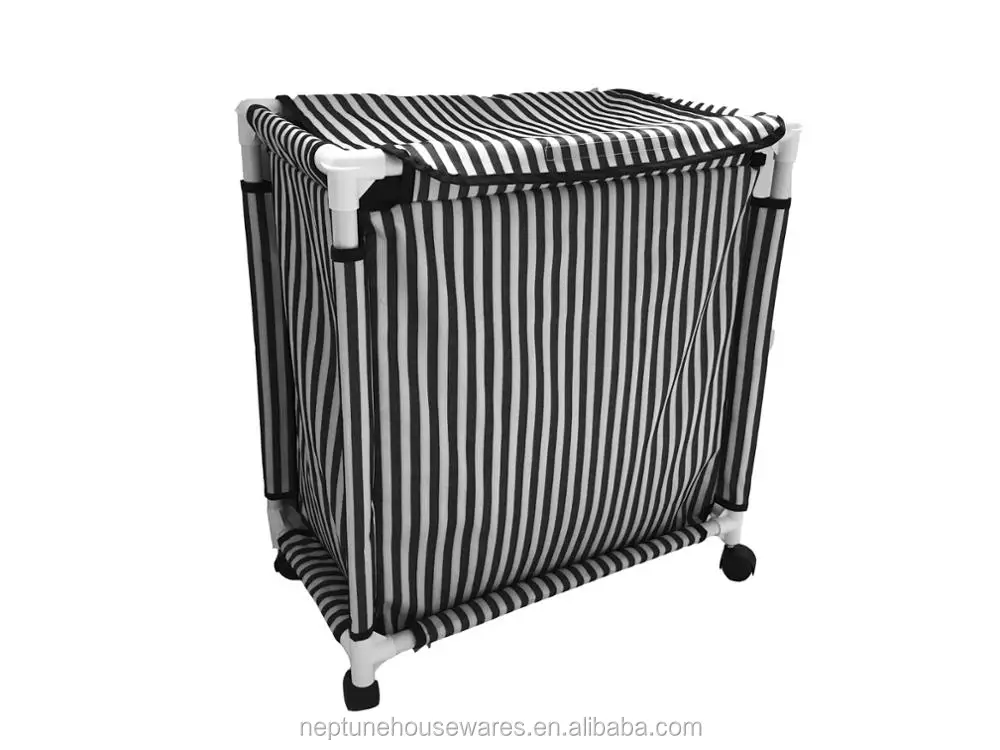 Fabric Under Bed Rolling Hamper Face Mask Toys Cloth Laundry Basket For Children