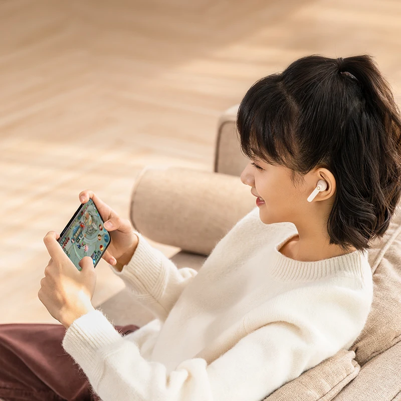 LIBERFEEL Edifier 2022 new arrival retro noise-canceling gaming wireless earphones accessories earbuds with LED digital display