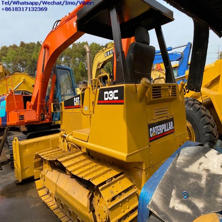 Made in Japan Used Cat D3C D4C D5G LGP Track Bulldozer, Second Hand Cat D3C D4H Small Dozer