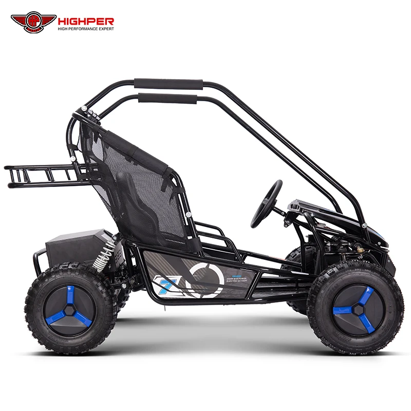 HIGHPER NEW ELECTRIC GO KARTS 60V20AH 1200W BUGGY FOR SALE  ADJUSTABLE SEATS FOR KIDS