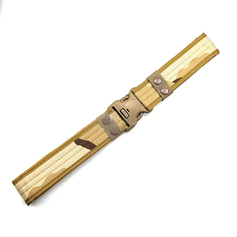 Factory Wholesale Canvas Outdoor Nylon security Tactical Belts  Camouflage Styles for Men Special for  Tactical