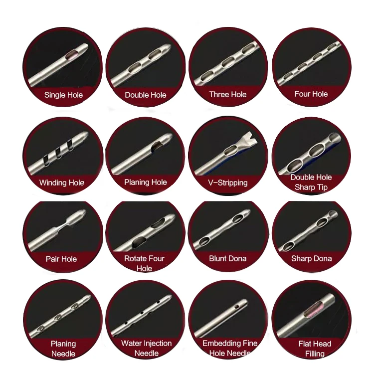 Medical Surgical Equipment Stainless Steel Needle Liposuction Cannulas