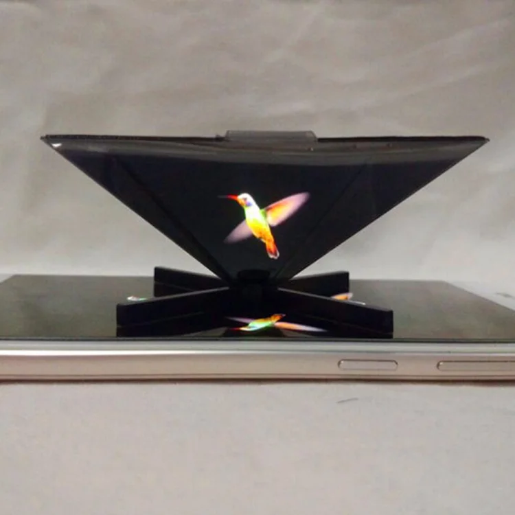  Новое Стильное платье с 3D голограмма проектор дисплей рекламы планшет витрина Пирамида голографическая пленка пирамиды для мобильного