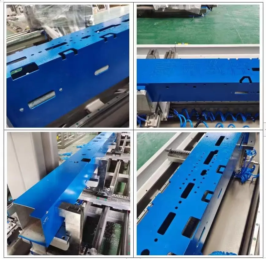 High-speed four-axis CNC machining center for aluminum profile Door and window intelligent sawing and milling center