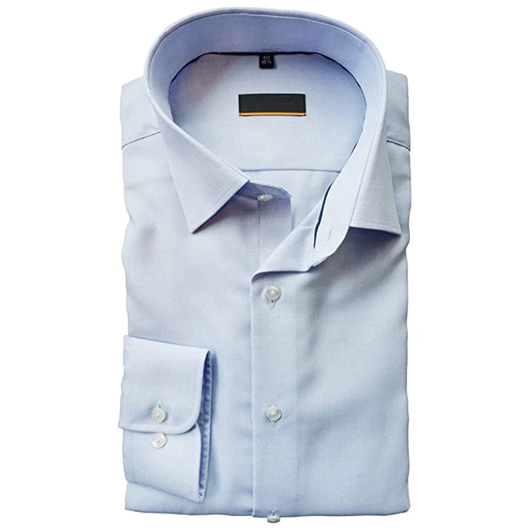 Men Soft Material Long Sleeve Plaid Collar Shirts Slim Fit Cotton Non-iron Comfort Business Shirt