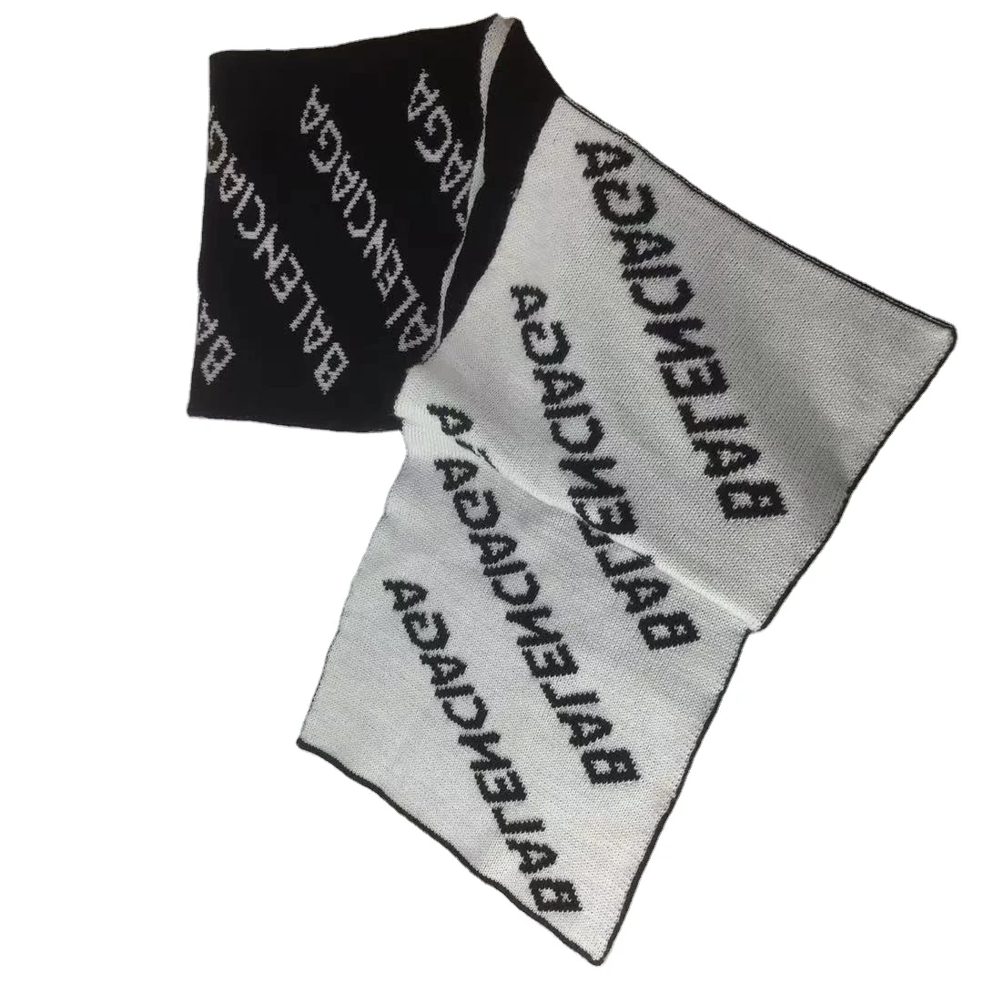 
Wholesale Custom 100% Polyester Cotton Acrylic Spandex Knitting Elegant Scarf 