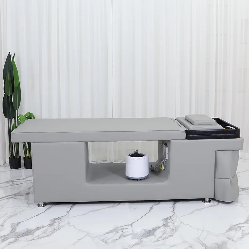 Shampoo Bed Barbershop Beauty Salon Furniture Modern Commercial Furniture Hot Sale Hair Salon Furniture Shampoo Chair Backwa